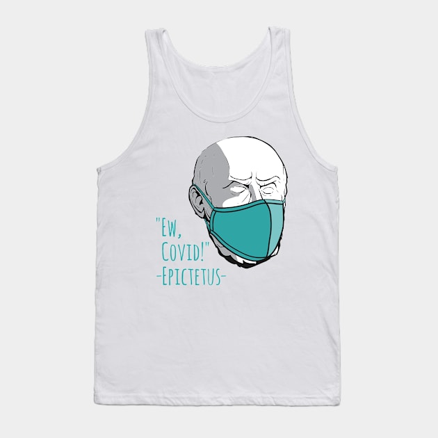 Epictetus Covid Funny Stoa Tank Top by A-Buddies